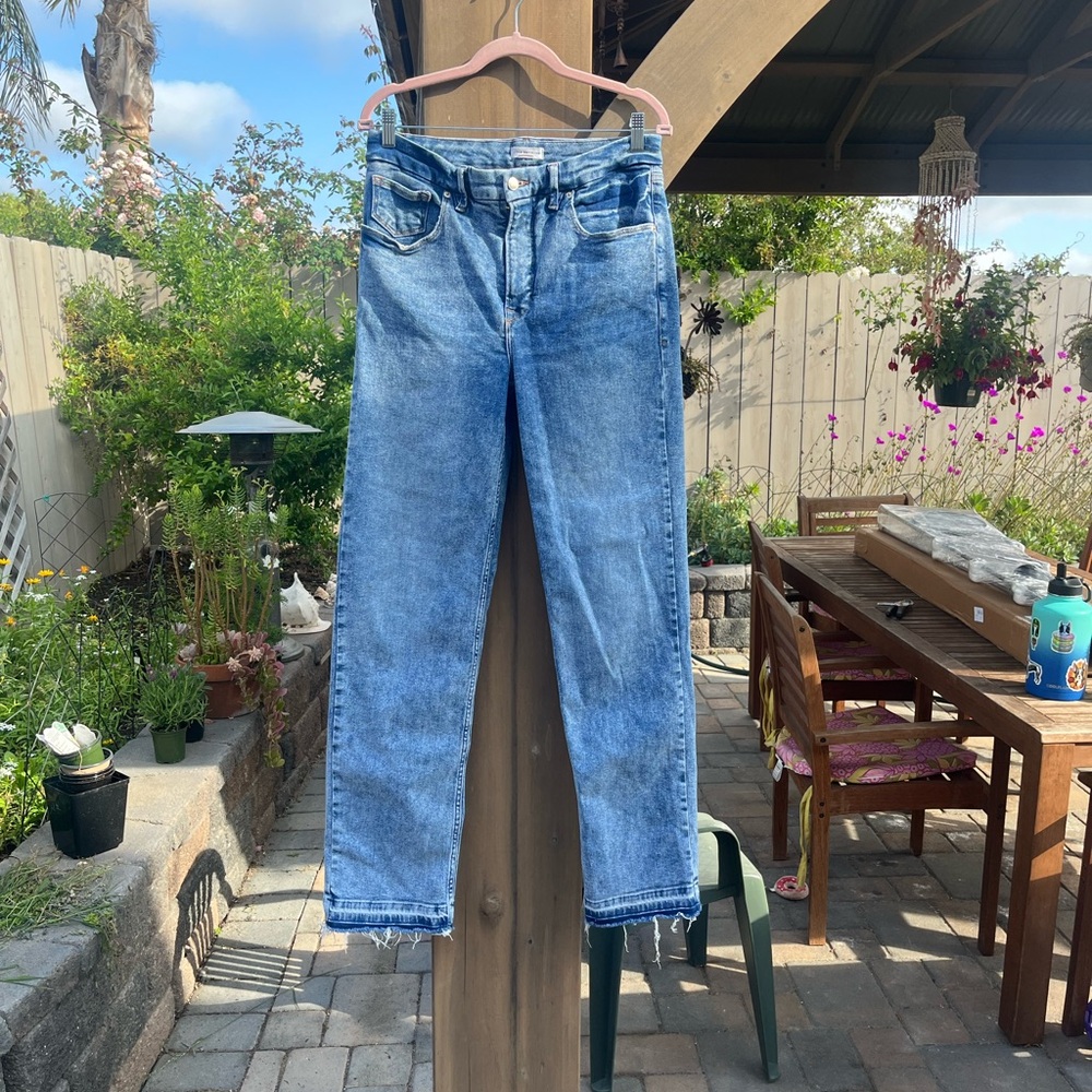 Good American Good Icon Jeans Indigo481 size 12